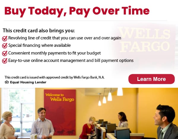 Jake's Heating, Air and Plumbing Wells Fargo Financing